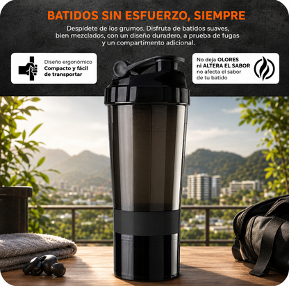 Shaker Deportivo Prontavita™  – Tus Proteínas Siempre Listas, Sin Excusas